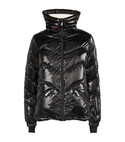 Shop Perfect Moment Duvet Ski Jacket In Black