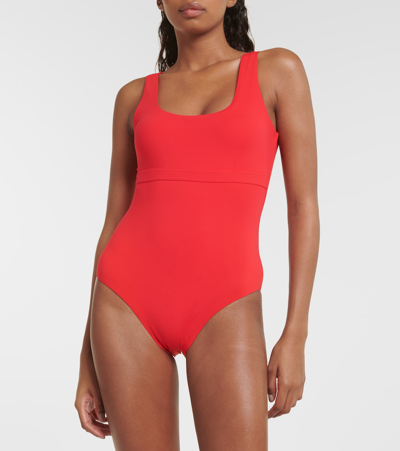 Shop Melissa Odabash Kos Swimsuit In Red