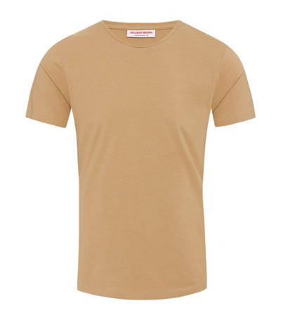 Shop Orlebar Brown Cotton-silk Ob-t T-shirt In Neutrals