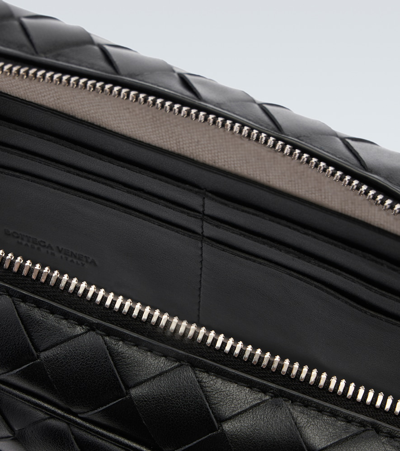 Bottega Veneta Intrecciato Leather Wallet In Black