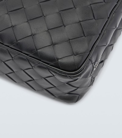 Bottega Veneta Intrecciato Leather Wallet In Black