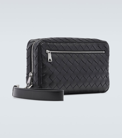 Bottega Veneta Intrecciato Leather Wallet In Black
