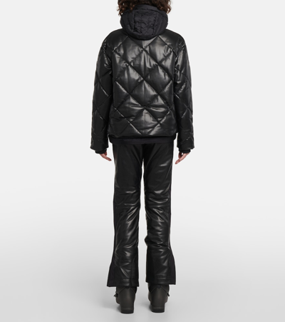 Bogner Lissi Quilted Puffer Jacket With Insert In Black