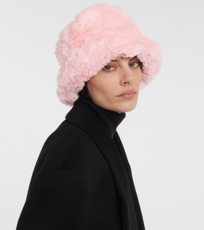 Ruslan Baginskiy Teddy Bucket Hat In Pink