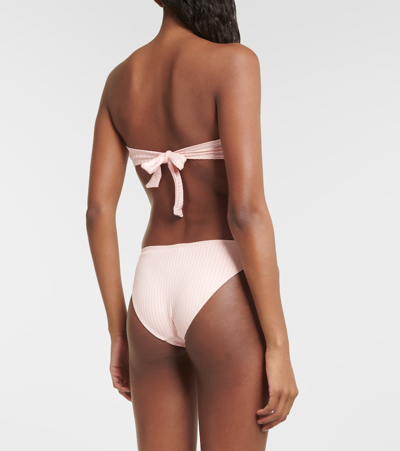 Melissa Odabash Brisbane Bandeau Bikini Top In Pink