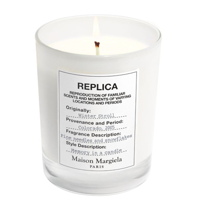 Shop Maison Margiela Replica Winter Stroll Candle (165g) In Multi