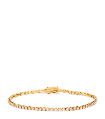 Shop Shay Yellow Gold And Diamond Thread Bracelet