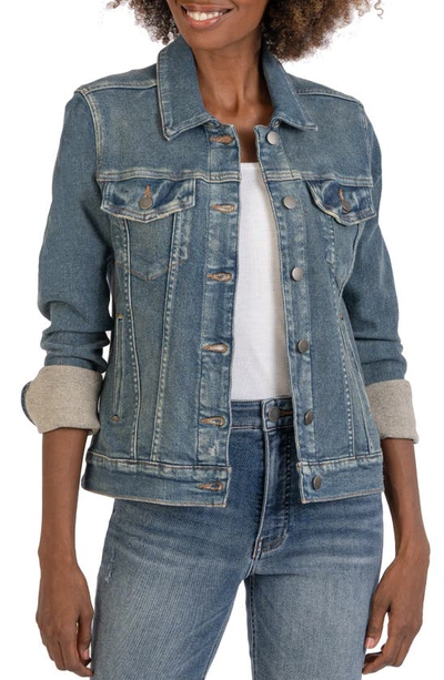 Shop Kut From The Kloth Jacqueline Denim Jacket In Fascinated