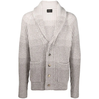 Shop Brioni Sweaters In Grey