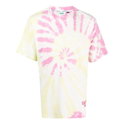 Shop Gcds T-shirts In Pink/yellow