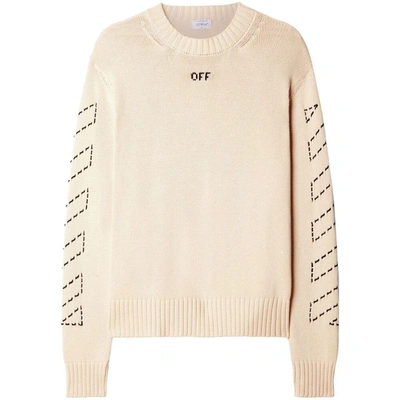 Shop Off-white Sweaters In Neutrals