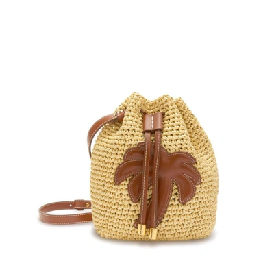 Shop Palm Angels Bags In Neutrals/brown