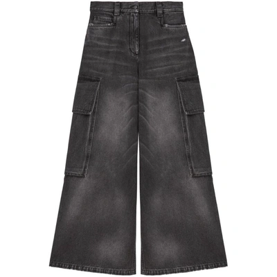 Shop Palm Angels Jeans In Black