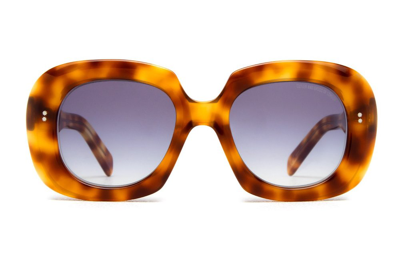 Shop Cutler And Gross Round Frame Sunglasses In Multi