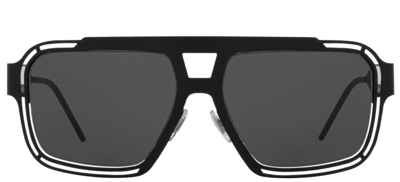 Shop Dolce & Gabbana Eyewear Aviator Sunglasses In Black