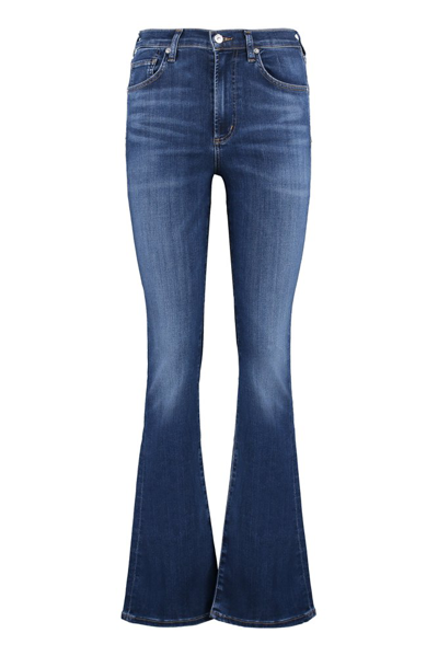 Shop Citizens Of Humanity Lilah Bootcut Jeans In Blue