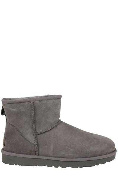 Shop Ugg Classic Mini Ii Logo In Grey