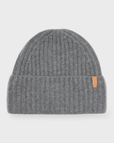 Shop Vince Cashmere Chunky Knit Beanie In 067mhg