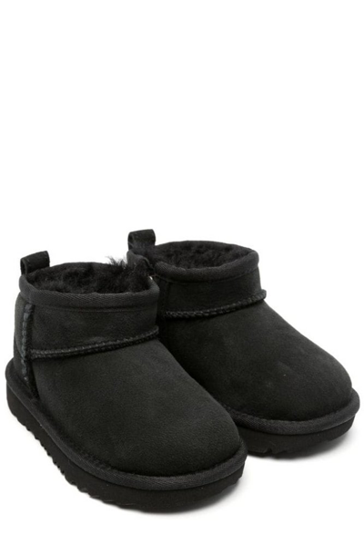 Shop Ugg Kids Toddler Classic Ultra Mini Boots In Black