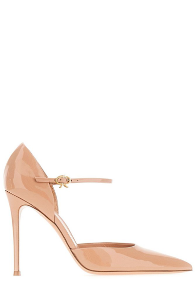 Shop Gianvito Rossi Buckle In Pink