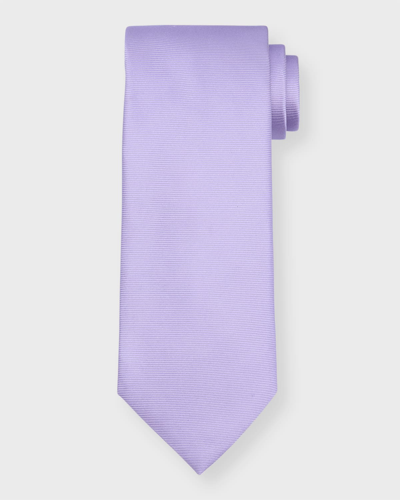 Shop Tom Ford Men's Silk Twill Tie In Lavender