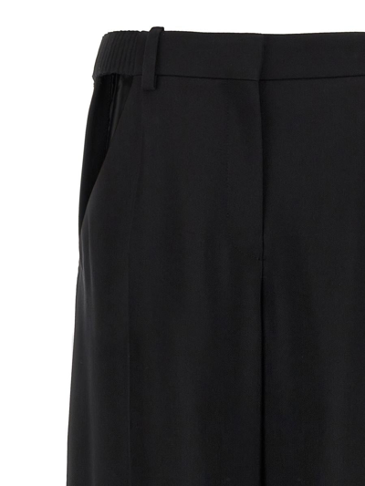 Shop Mugler 'cut-out' Trousers In Black