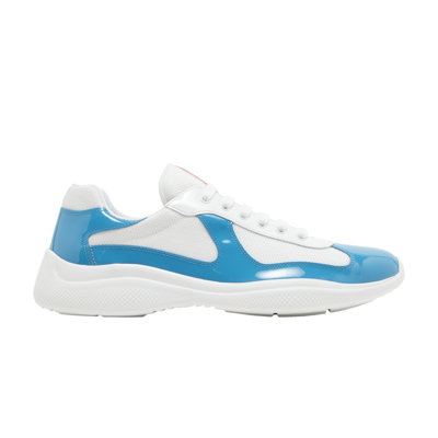 Pre-owned Prada America's Cup 'white Light Blue'