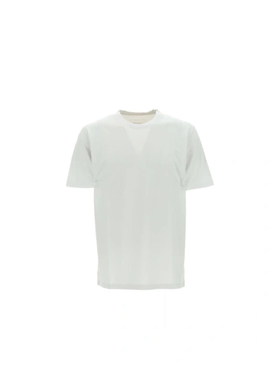 Shop Maison Margiela Crew-neck Cotton T-shirt In White