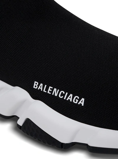 Shop Balenciaga Speed ​​sneakers With Logo In Black