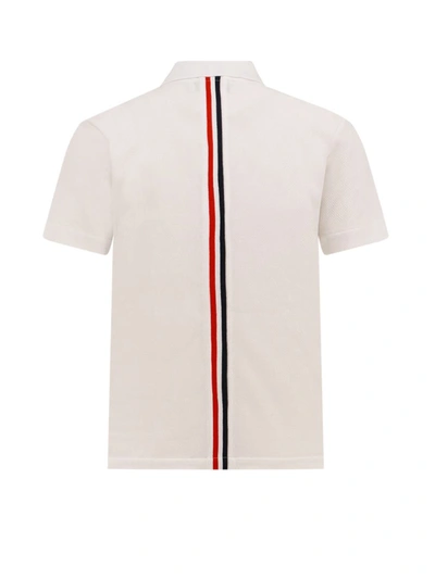 Shop Thom Browne Polo Shirt In White