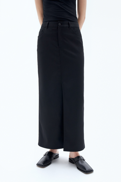 Shop Filippa K 93 Five Pocket Skirt In Black