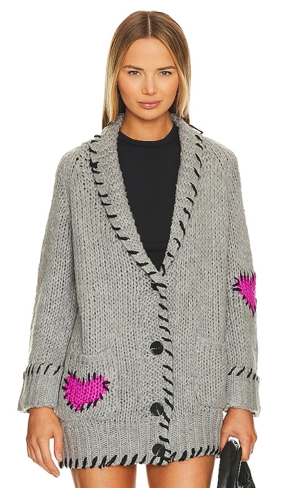 Shop John & Jenn By Line Tripp Cardigan In Grey