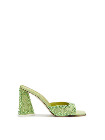 Attico Mule ''mini Devon'' Lime In Lime