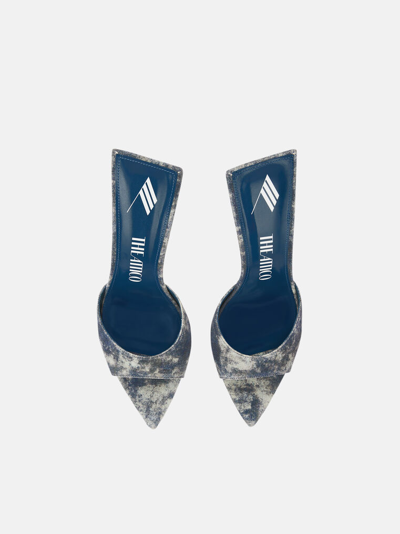 Attico Mule ''ester'' Blue Denim In Blue Denim