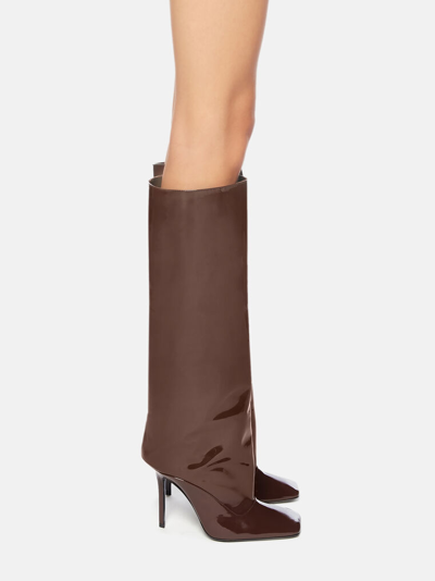 Attico Stivale ''sienna'' Chocolate In Chocolate