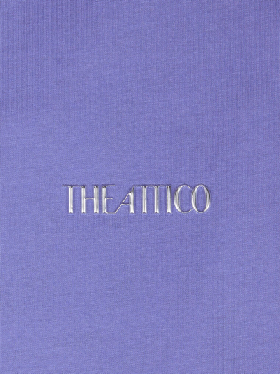 Shop Attico ''kilie'' Violet T-shirt