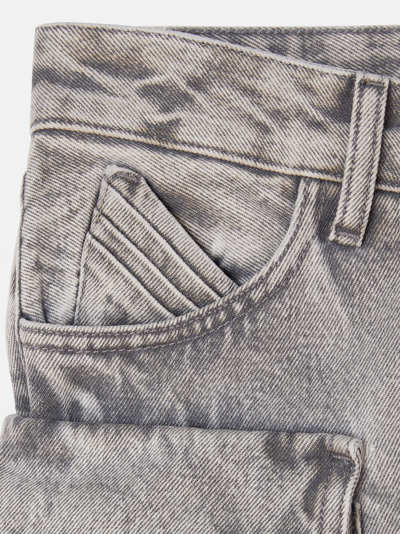 Attico Ladies Grey Essie Long Pants In Light Grey