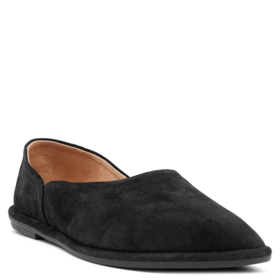 Shop The Row Canal Slip-on Black Suede Loafers