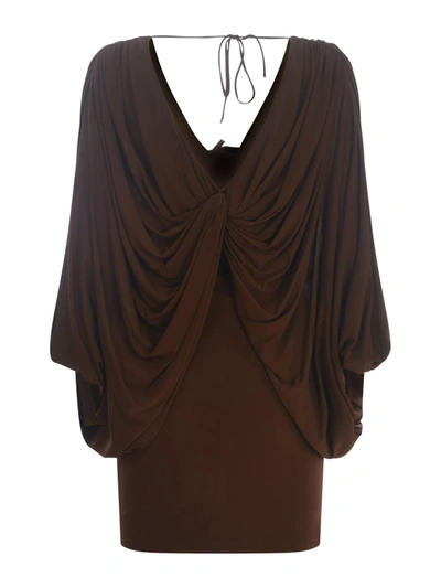 Shop Giuseppe Di Morabito Dresses Brown