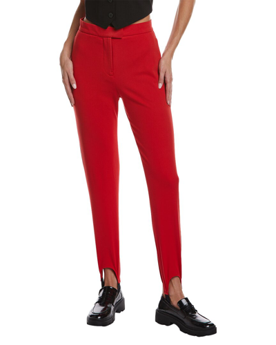 Shop Burberry Legging In Red