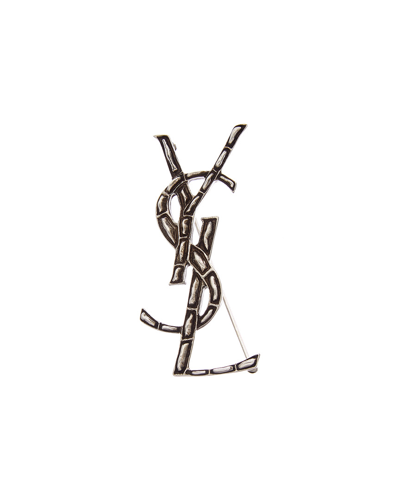 Saint Laurent Opyum Ysl Crocodile Brooch