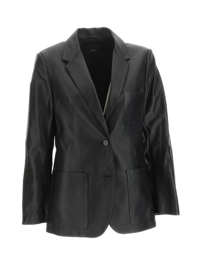 Joseph Cliffords Single-breasted Gabardine Blazer In Black