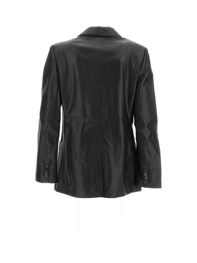Joseph Cliffords Single-breasted Gabardine Blazer In Black