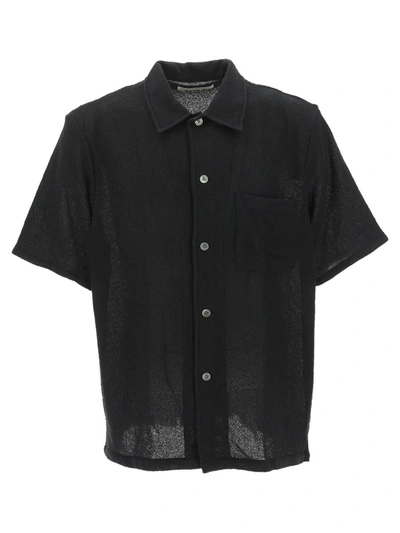 Shop Our Legacy Shirts In Black Boucle