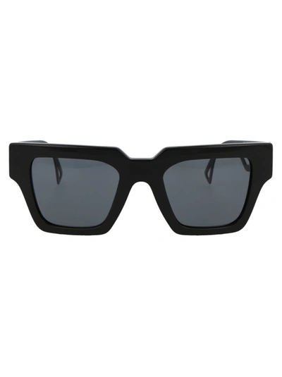 Shop Versace Sunglasses In 538087 Black
