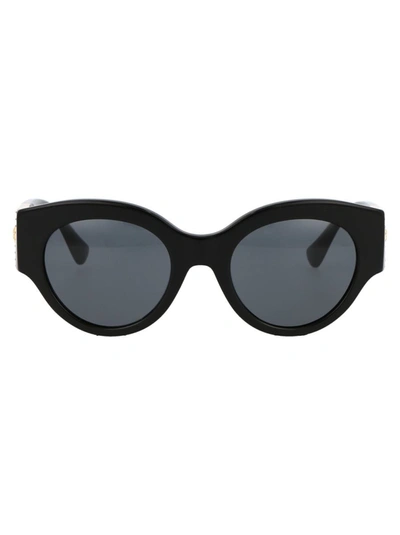 Shop Versace Sunglasses In Gb1/87 Black