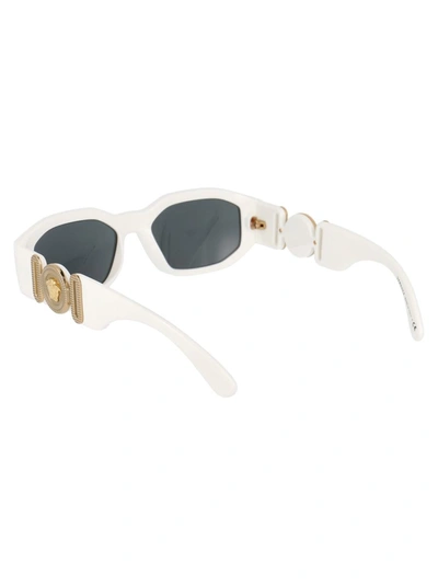 Shop Versace Sunglasses In 401/87 White