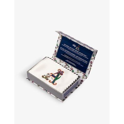 Slip A Queen Letter-embroidered Silk Pillowcase 51cm X 76cm
