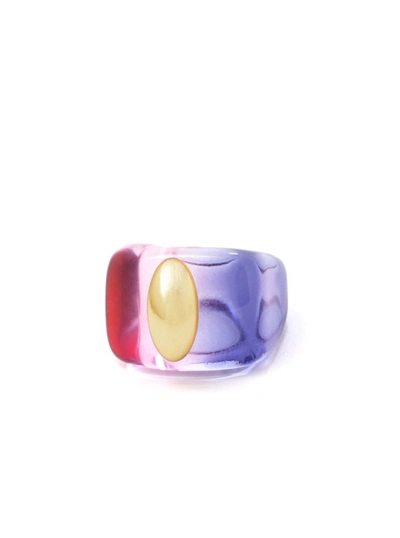 Shop La Manso Disney Princess Multicolor Plastic Ring In Not Applicable