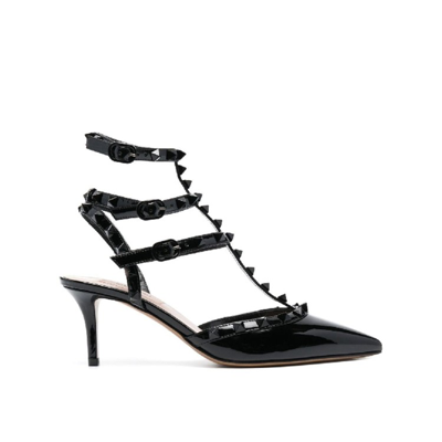 Shop Valentino Rockstud Pumps In Black